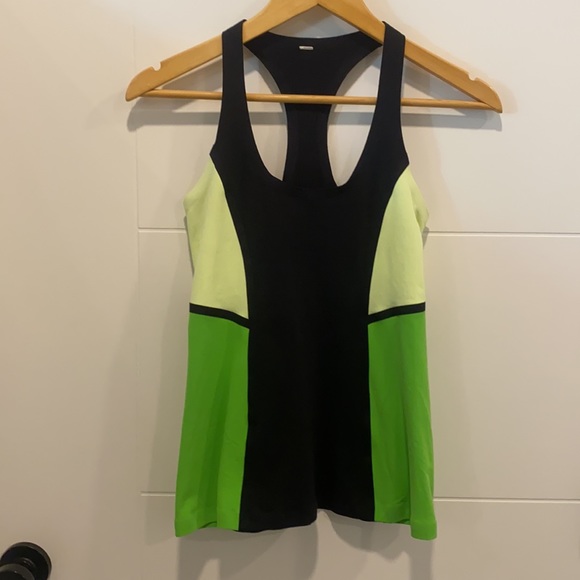 Lululemon Racer back tank top Neon - Picture 3 of 8